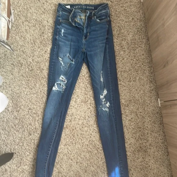 Jeans American Eagle Skinny Taille 00 - Occasion Très Bon état, Coupe Slim
